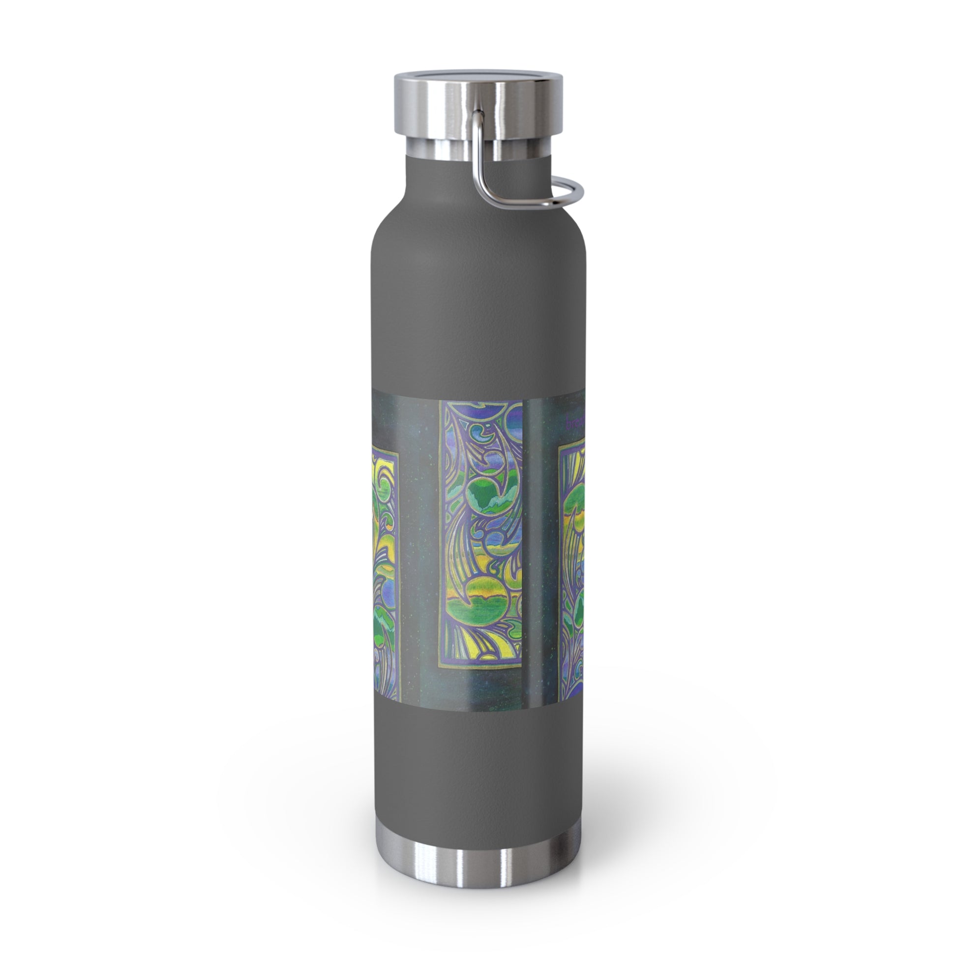 Vacuum insulated copper bottle