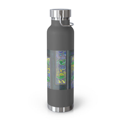 Vacuum insulated copper bottle