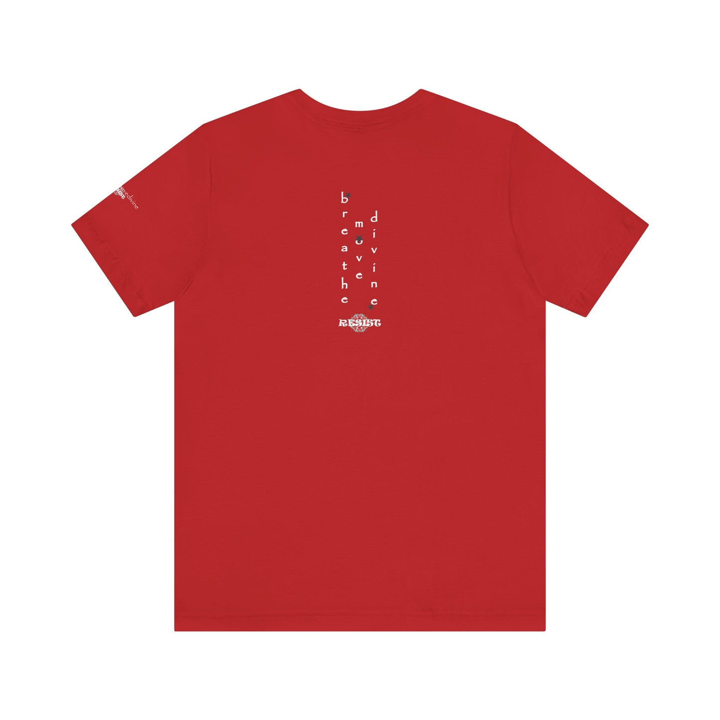 Human Rights Red Unisex T - breathemovedivine RESIST