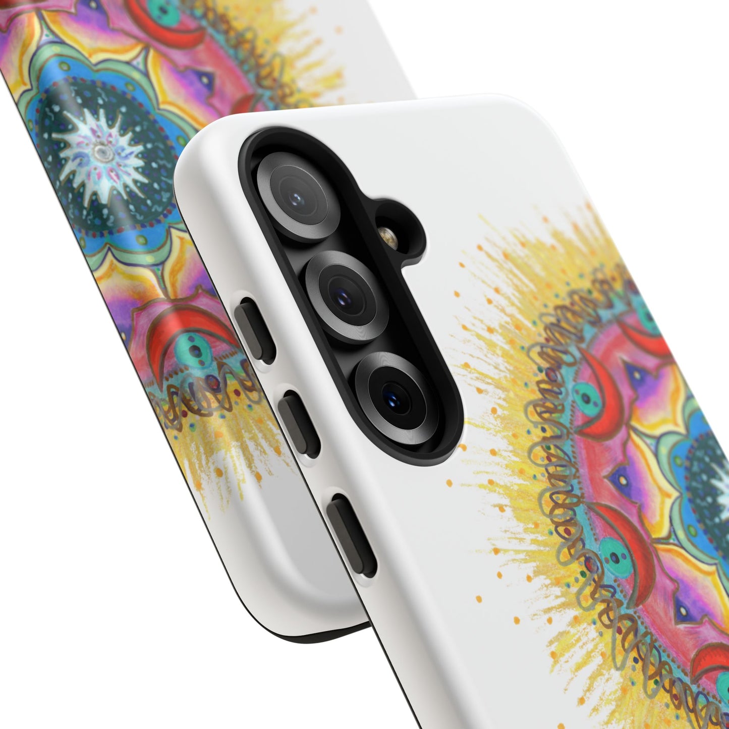 7 Chakras by breathemovedivine Mandala Design Case for Android