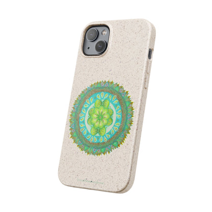 Heart Flame by breathemovedivine Eco-Friendly Case for iPhone with Mandala Design