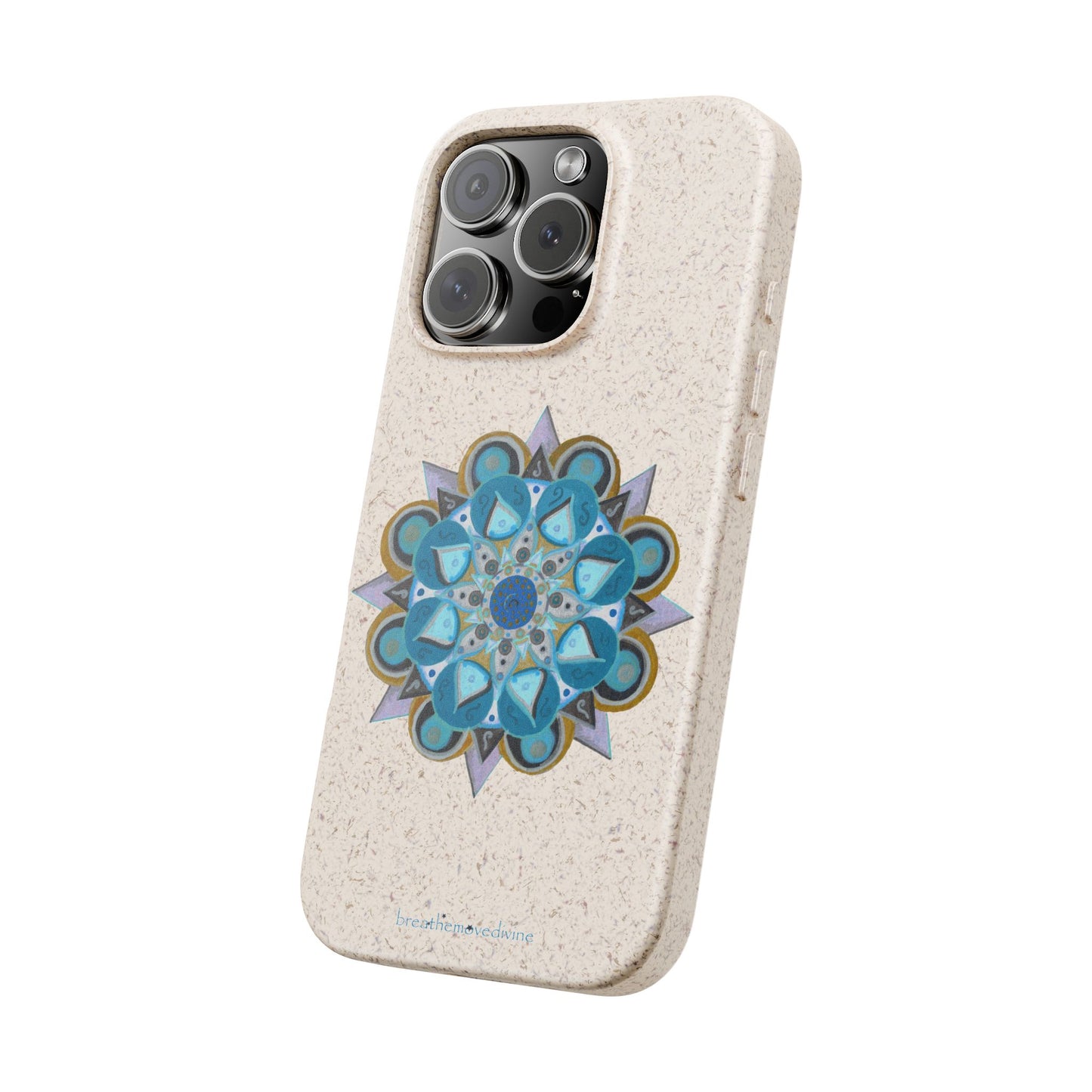 3 Chakras by breathemovedivine Eco-Friendly Case for iPhone with Mandala Design