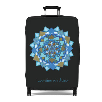 Voice by breathemovedivine Suitcase Cover - Travel with Style and Inspiration