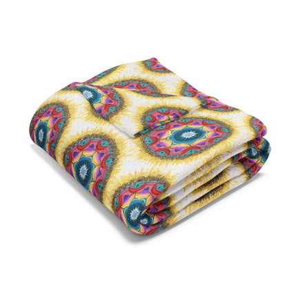 7 Chakras Pattern Cozy Arctic Fleece Blanket | Live to Snuggle