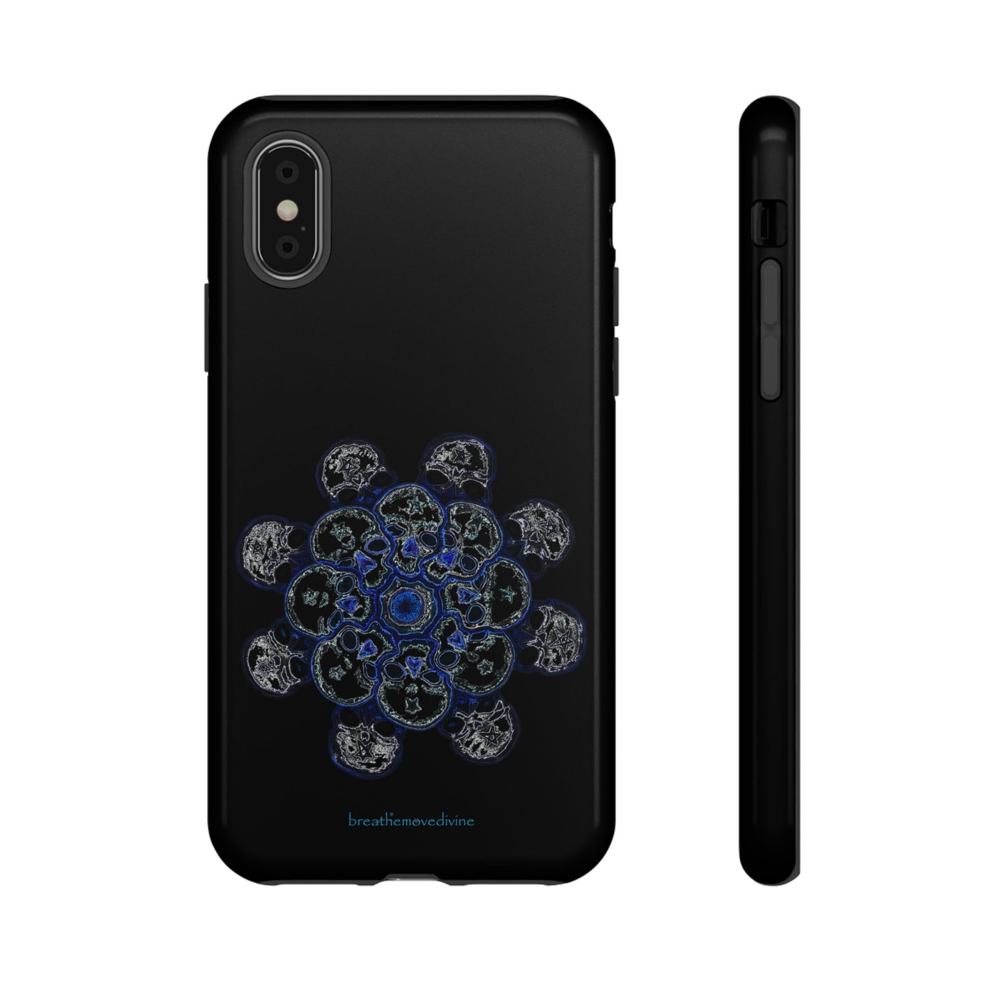 Flowers for Me by breathemovedivine Mandala Design Case for iPhone
