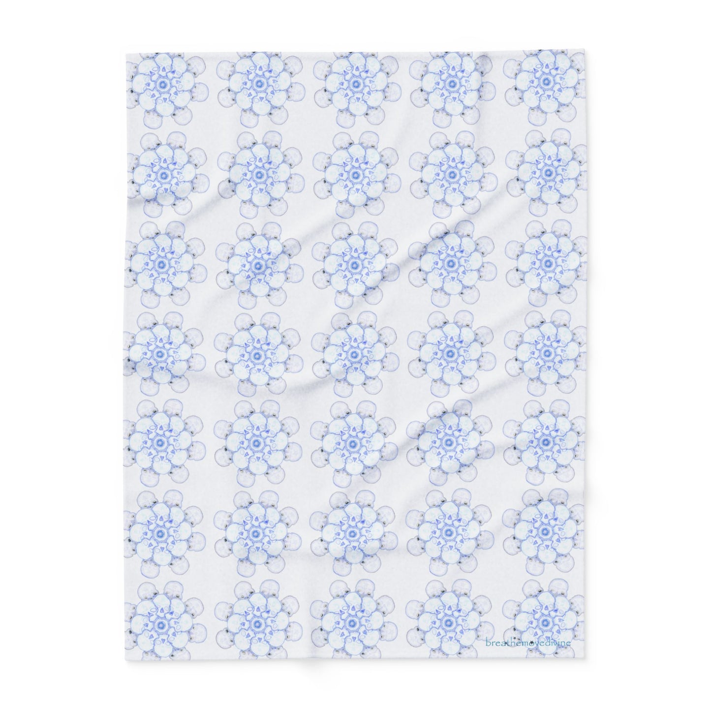 Flowers for Me Cozy Arctic Fleece Blanket | Live to Snuggle