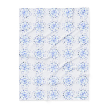 Flowers for Me Cozy Arctic Fleece Blanket | Live to Snuggle