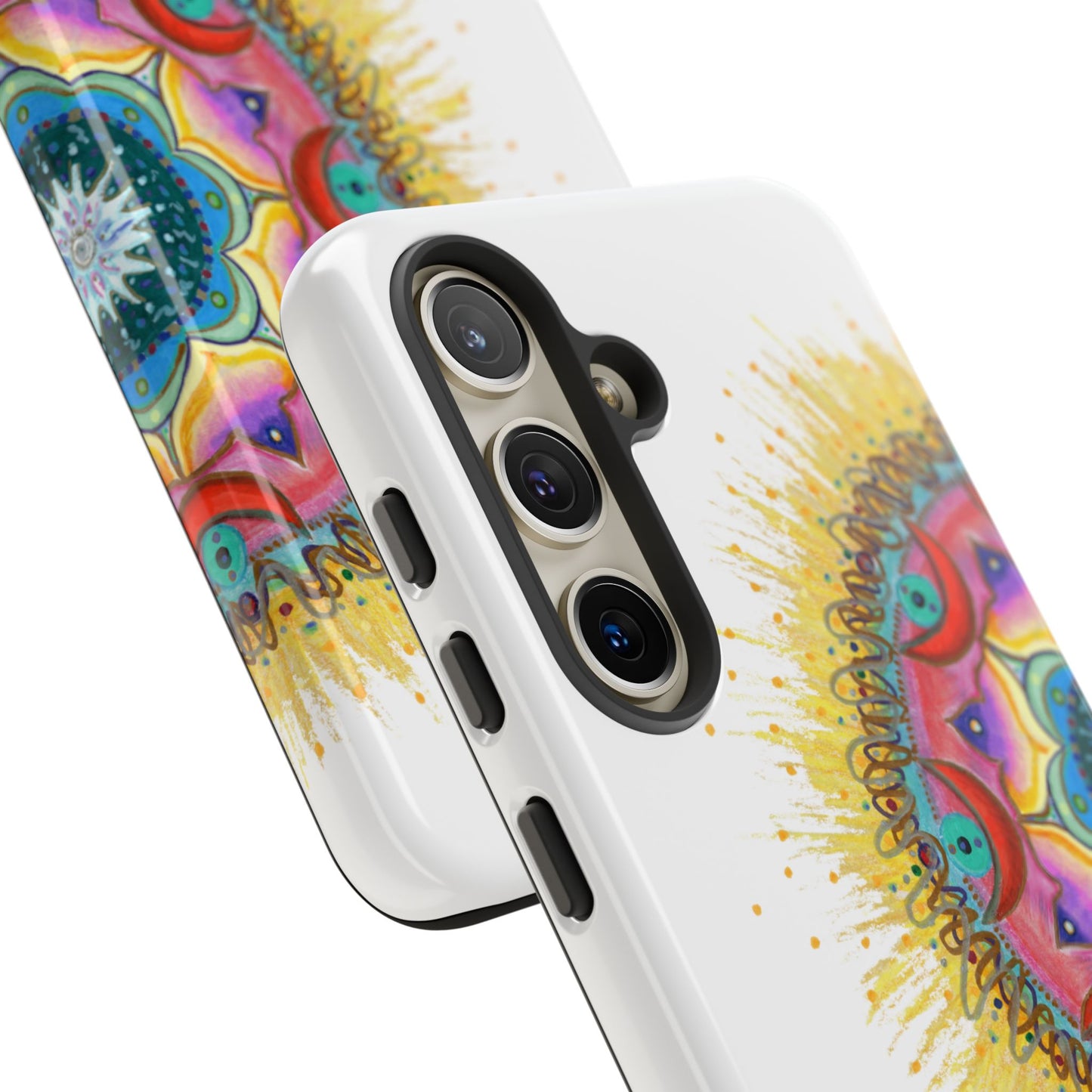 7 Chakras by breathemovedivine Mandala Phone Case for Android -  28.00