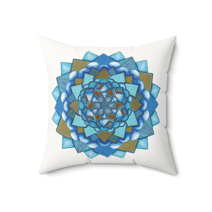 Voice by breathemovedivine Faux Suede Decorative Pillow | Bohemian Home Accent Red