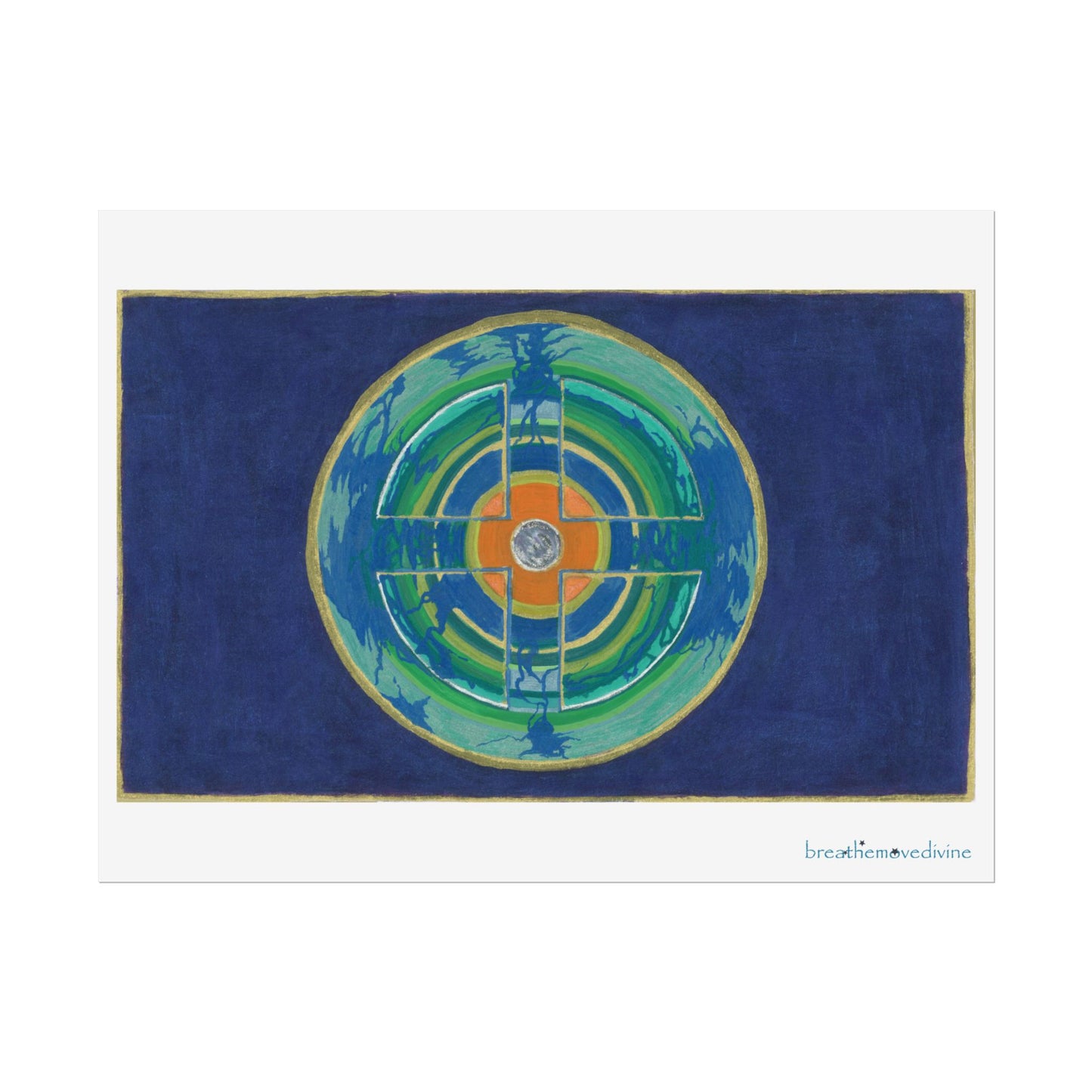 Fellow Humans by breathemovedivine Rolled Poster Print