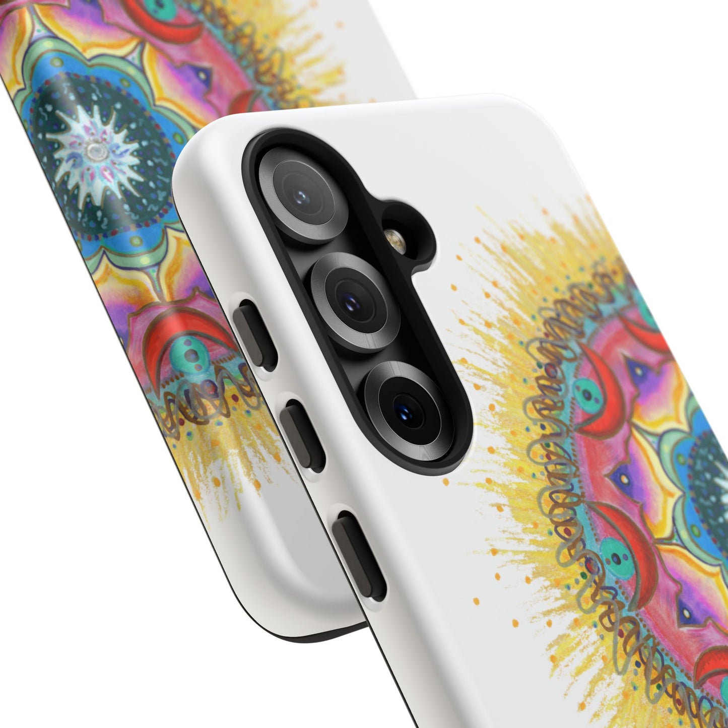 7 Chakras by breathemovedivine Mandala Design Case for Android