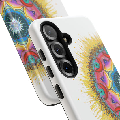 7 Chakras by breathemovedivine Mandala Design Case for Android