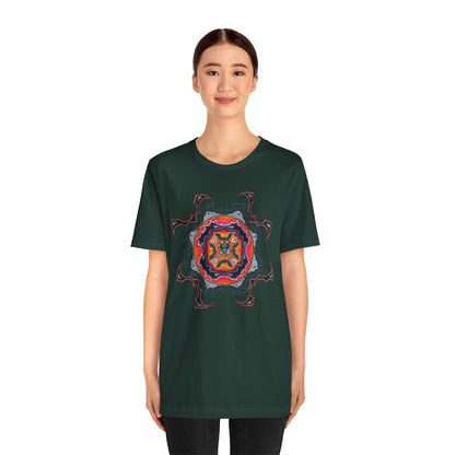 Scry by breathemovedivine Mandala Unisex Jersey T