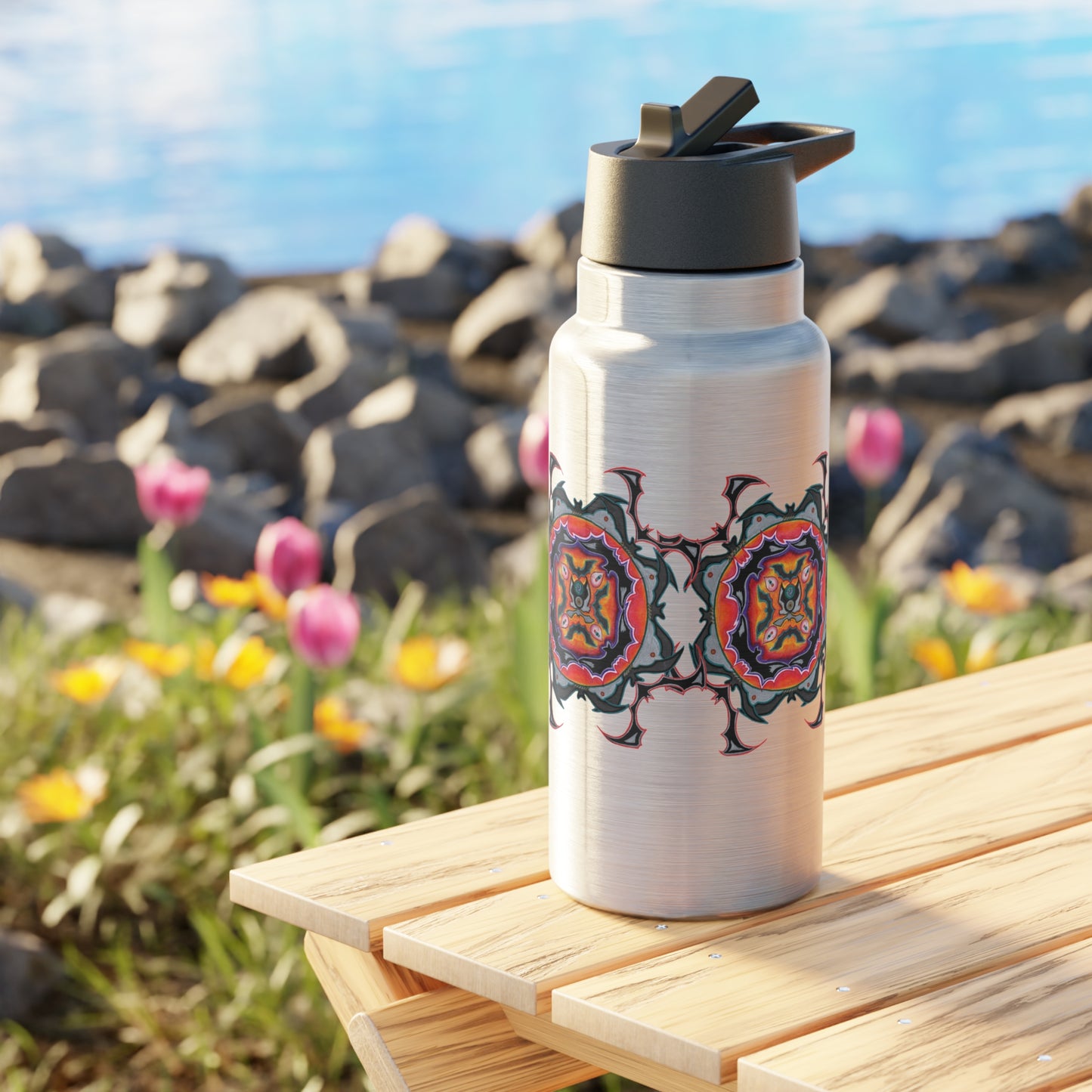 Scry by breathemovedivine Colorful Gator Tumbler 32oz - Vibrant Insulated Drinkware for Adventure Lovers -  43.57 - Lifestyle 2