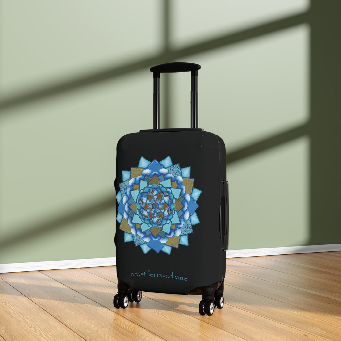 Voice by breathemovedivine Suitcase Cover - Travel with Style and Inspiration