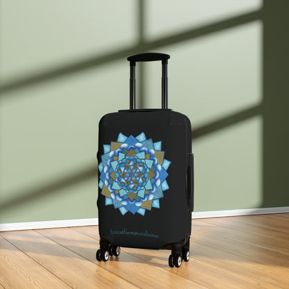 Voice by breathemovedivine Suitcase Cover - Travel with Style and Inspiration