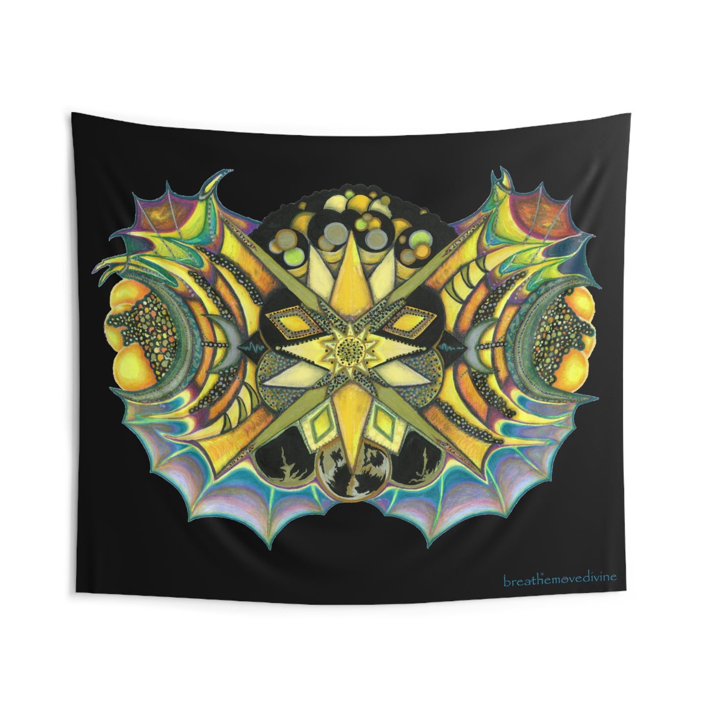 Creature by breathemovedivine Wall Tapestry - Mystical Nature-Inspired Decor
