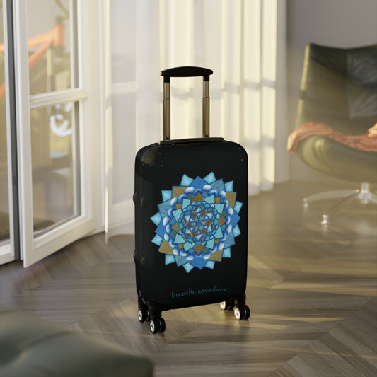 Voice by breathemovedivine Suitcase Cover - Travel with Style and Inspiration