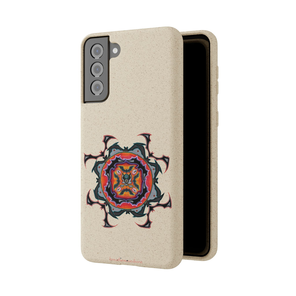Scry by breathemovedivine Eco-Friendly Case for Android with Mandala Design