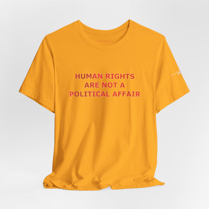 Human Rights Red Unisex T - breathemovedivine RESIST