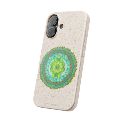 Heart Flame by breathemovedivine Eco-Friendly Case for iPhone with Mandala Design
