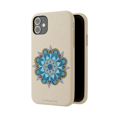 3 Chakras by breathemovedivine Eco-Friendly Case for iPhone with Mandala Design