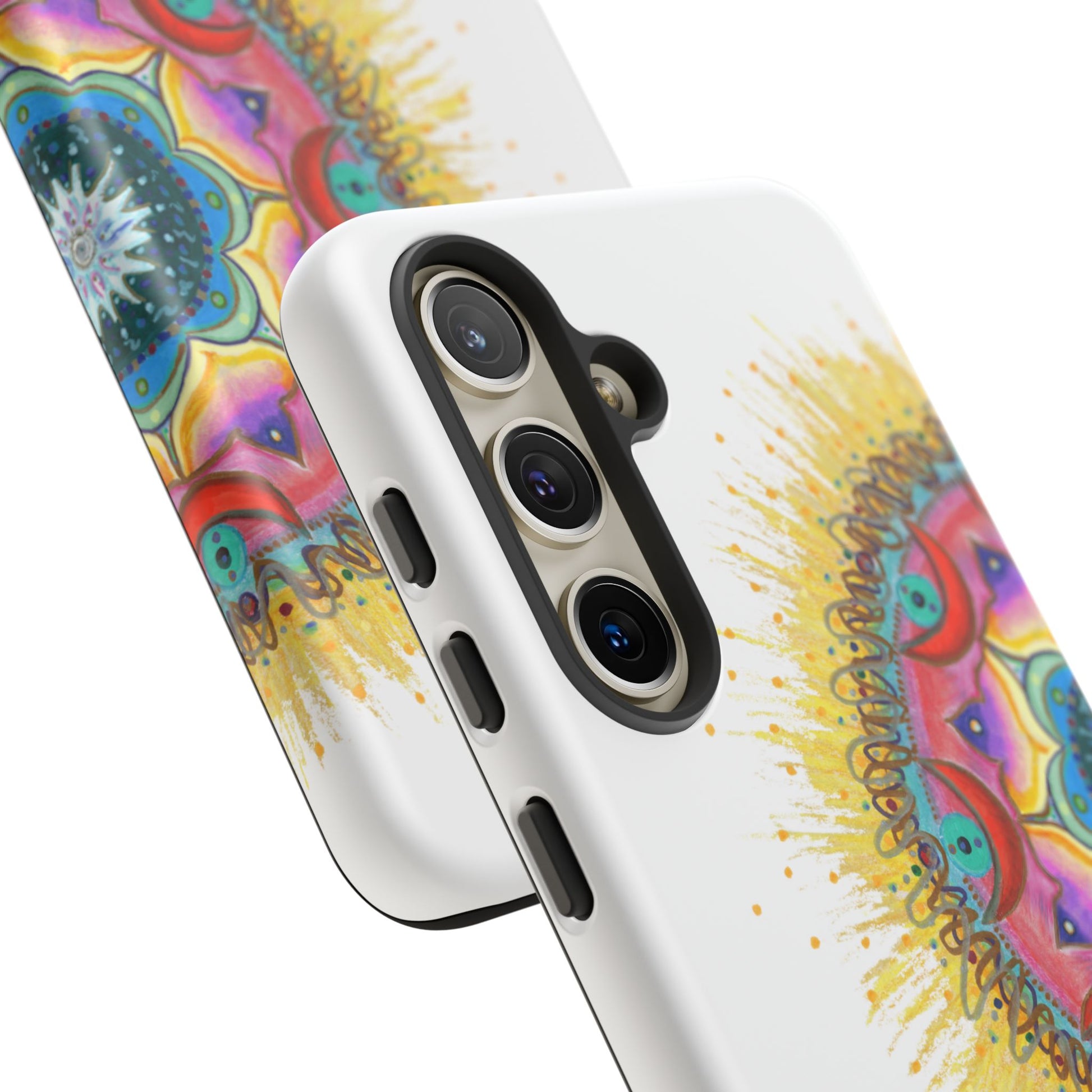 7 Chakras by breathemovedivine Mandala Phone Case for Android -  28.00