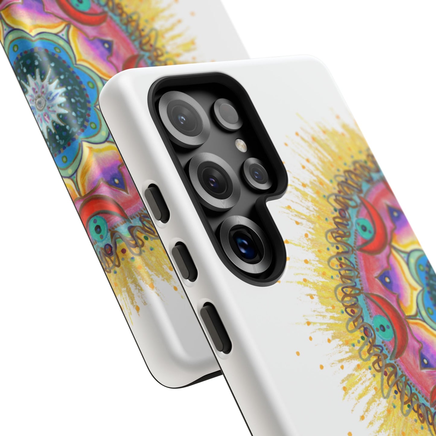 7 Chakras by breathemovedivine Mandala Phone Case for Android -  28.00