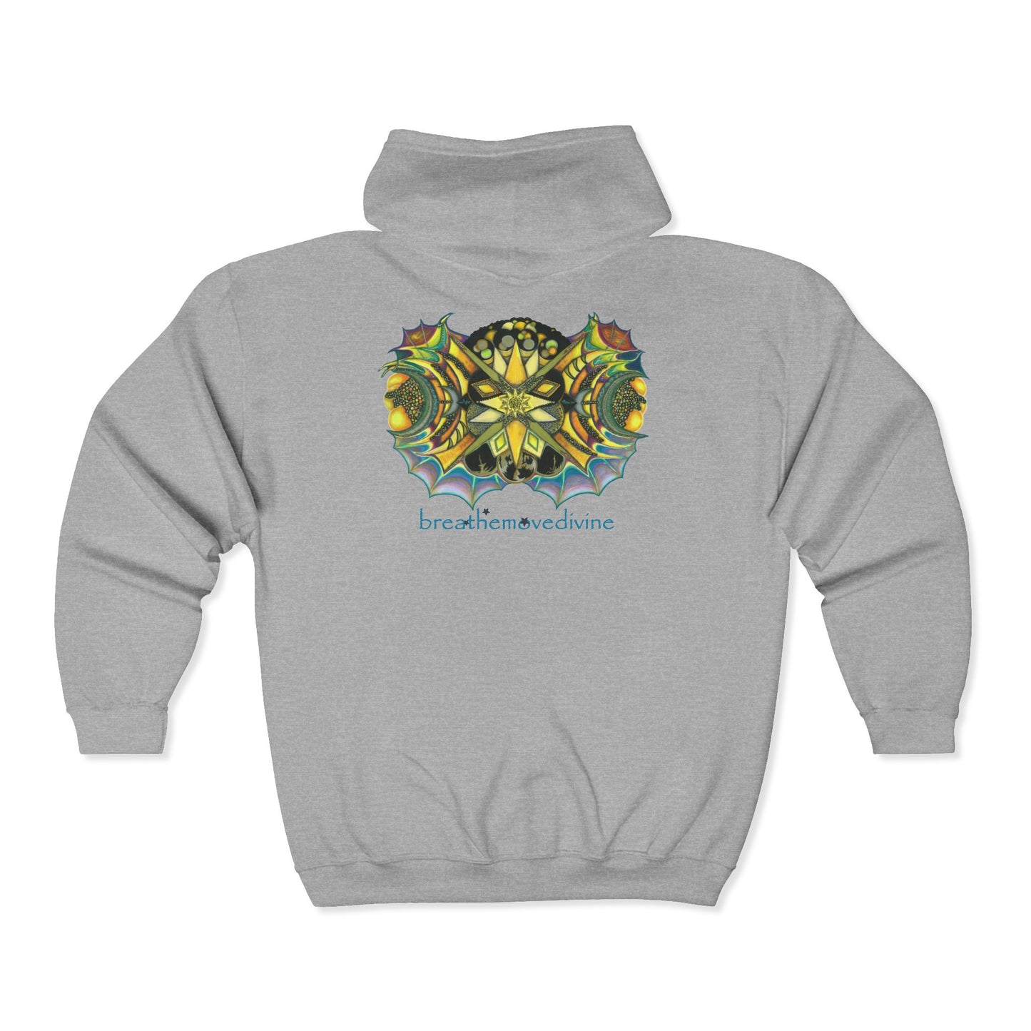 Creature by breathemovedivine Zip Up Hoodie -  55.48