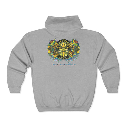 Creature by breathemovedivine Zip Up Hoodie -  55.48