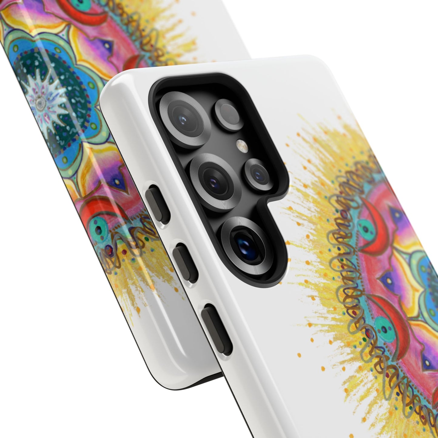 7 Chakras by breathemovedivine Mandala Phone Case for Android -  28.00