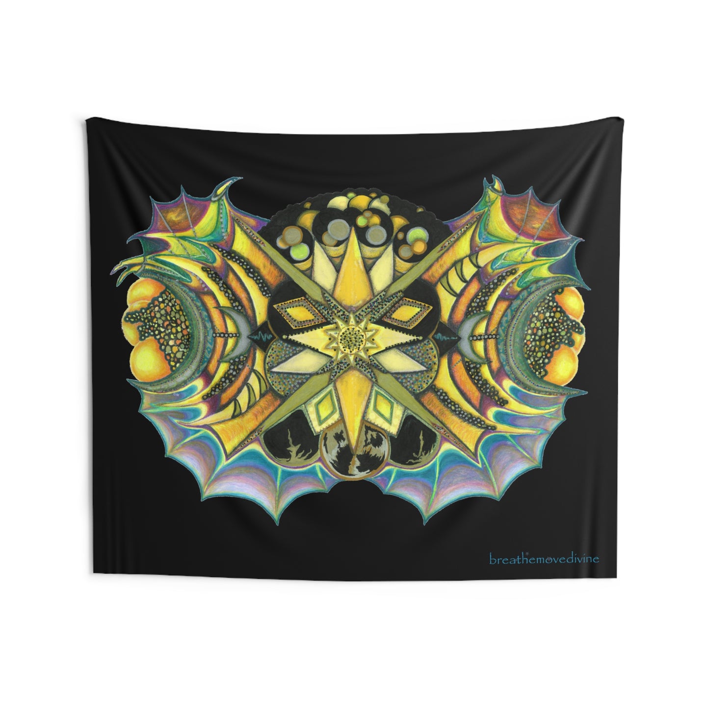 Creature by breathemovedivine Wall Tapestry - Mystical Nature-Inspired Decor