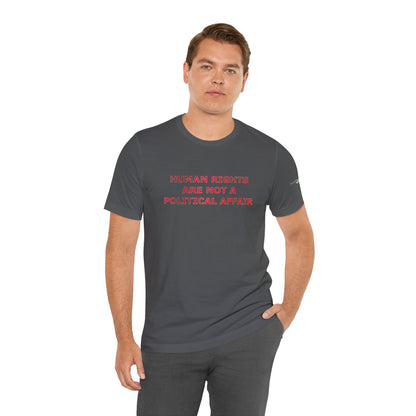 Human Rights Red Unisex T - breathemovedivine RESIST
