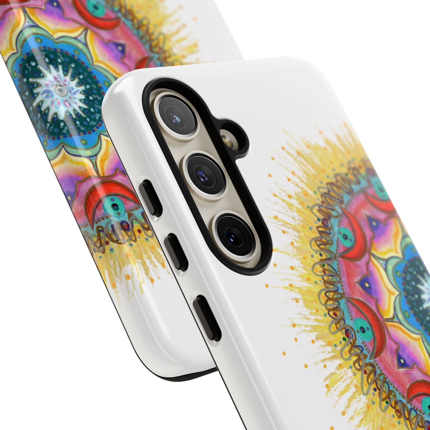 7 Chakras by breathemovedivine Mandala Design Case for Android