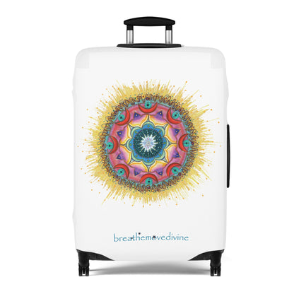 7 Chakras by breathemovedivine Suitcase Cover