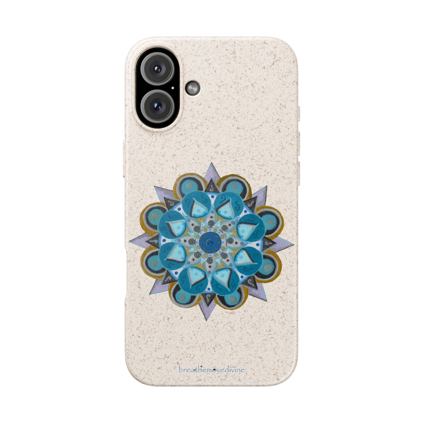 3 Chakras by breathemovedivine Eco-Friendly Case for iPhone with Mandala Design