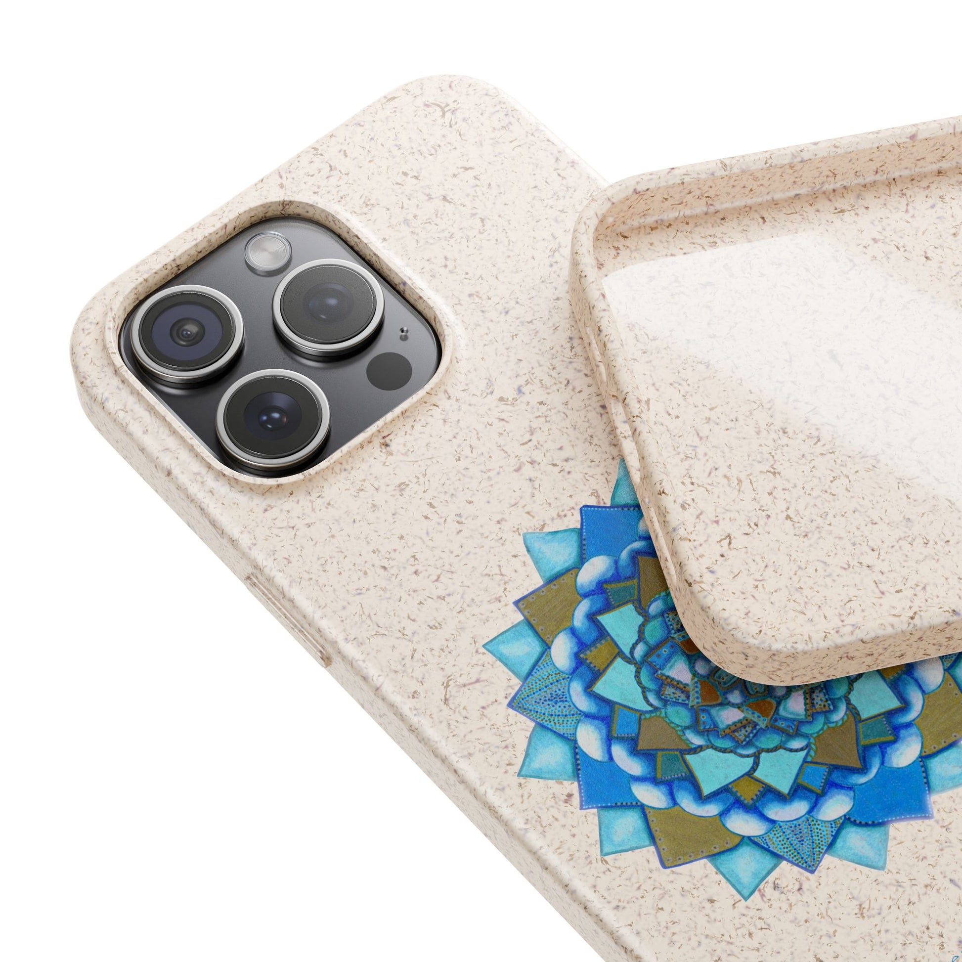 Voice by breathemovedivine Eco-Friendly Case for iPhone with Mandala Design -  21.87 front and inside