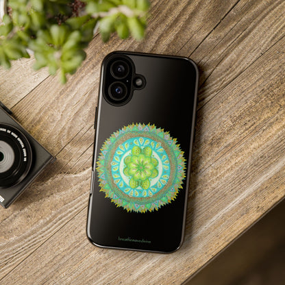 Heart Flame by breathemovedivine Mandala Design Case for iPhone