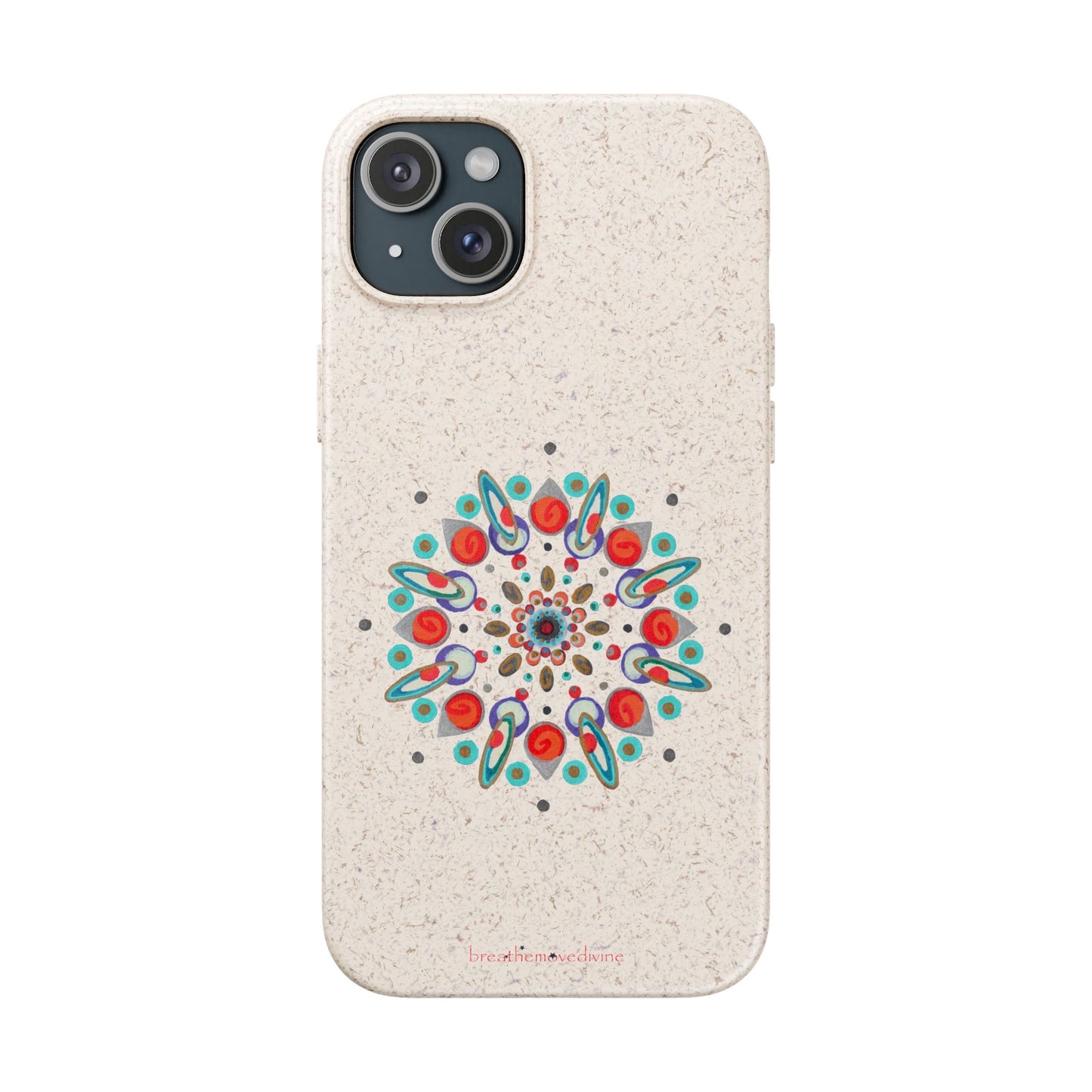 Inner Eye by breathemovedivine Eco-Friendly Case for iPhone with Mandala Design