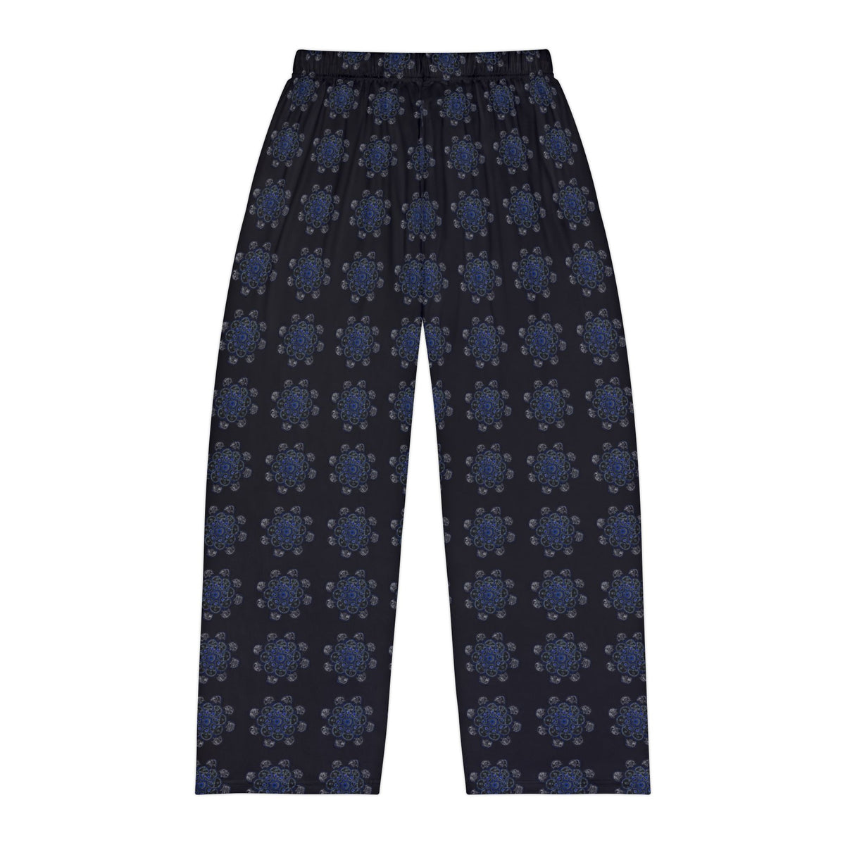 Men's Pajama Pants - Navy Geometric All-Over Print Lounge Sleepwear