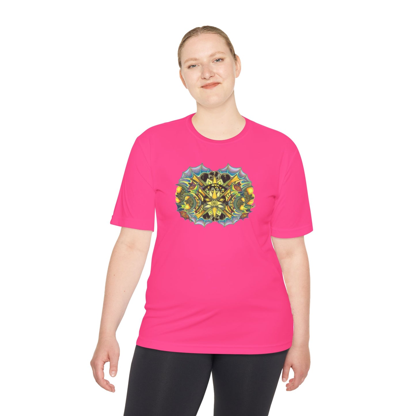 Colorful Creature Moisture-Wicking Tee - Powerful and Bold Design