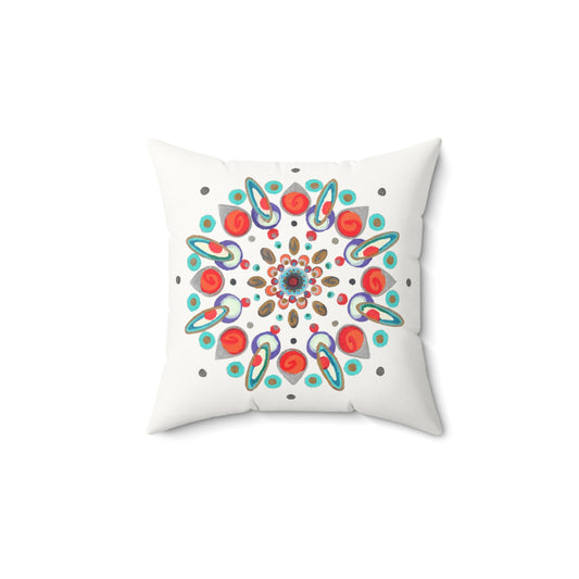 Inner Eye by breathemovedivine Faux Suede Decorative Pillow