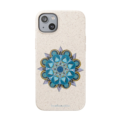 3 Chakras by breathemovedivine Eco-Friendly Case for iPhone with Mandala Design