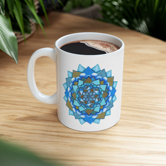 Voice by breathemovedivine Ceramic Mug, (11oz, 15oz) -  17.50