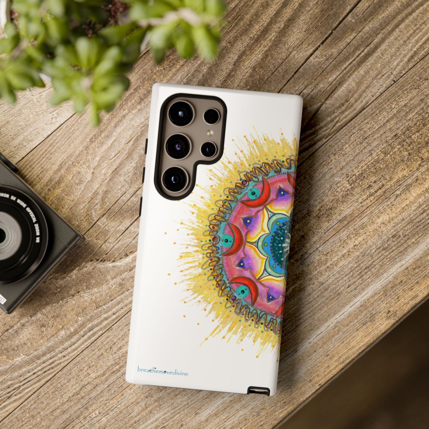 7 Chakras by breathemovedivine Mandala Phone Case for Android -  28.00