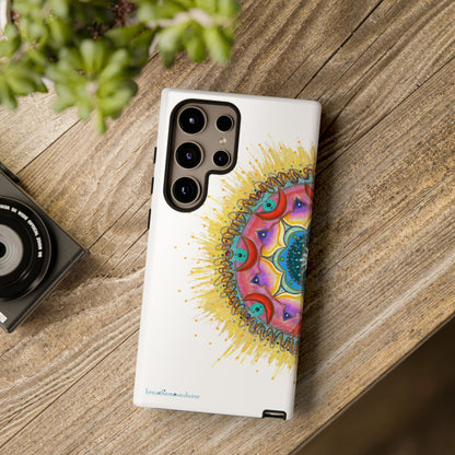 7 Chakras by breathemovedivine Mandala Phone Case for Android -  28.00