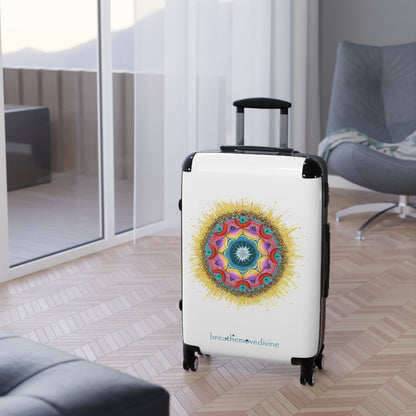 7 Chakras by breathemovedivine Rolling Suitcase - breathemovedivine