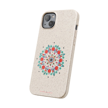 Inner Eye by breathemovedivine Eco-Friendly Case for iPhone with Mandala Design