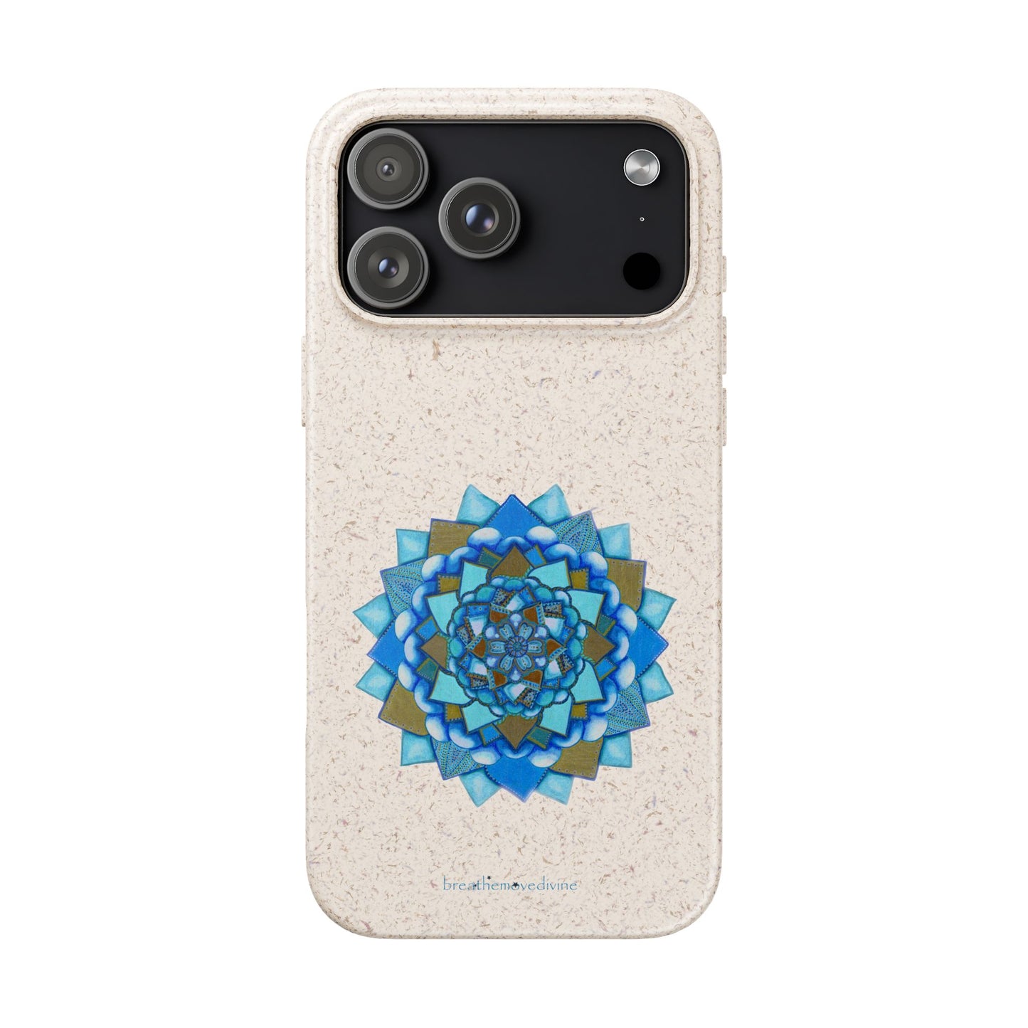 Voice by breathemovedivine Eco-Friendly Case for iPhone with Mandala Design -  21.87 front