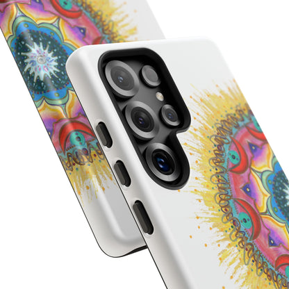 7 Chakras by breathemovedivine Mandala Design Case for Android